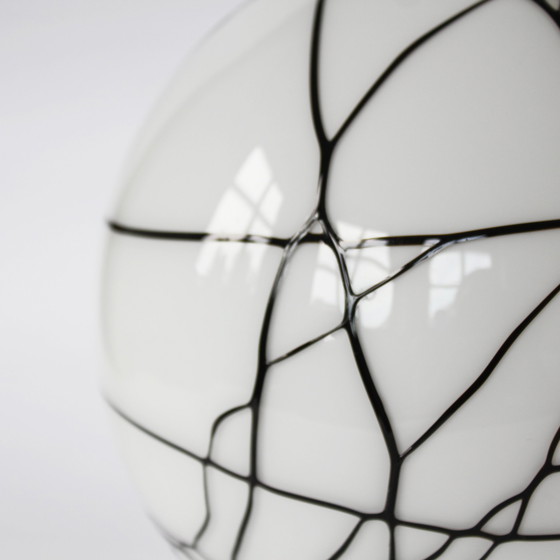 Image 1 of Round Glass Pattern Lamp