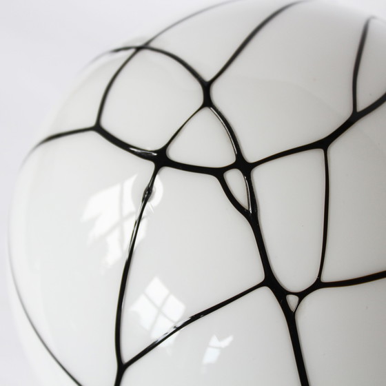 Image 1 of Round Glass Pattern Lamp