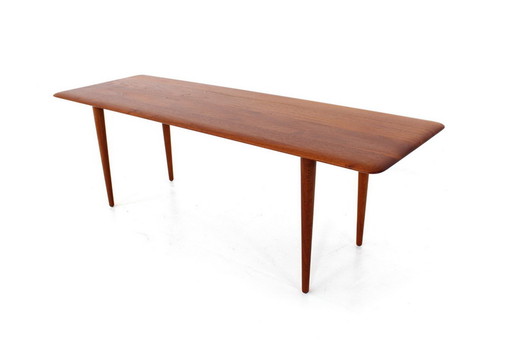 "Minerva" Teak Coffee Table by Peter Hvidt & Orla Molgaard Nielsen for France & Daverkosen