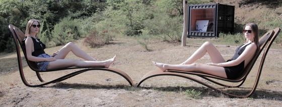 Image 1 of 2x E-seat chaise longue