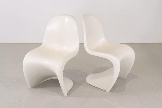Image 1 of 2x Vintage Panton Chair by Verner Panton - Herman Miller