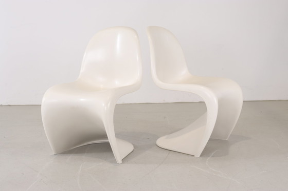 Image 1 of 2x Vintage Panton Chair by Verner Panton - Herman Miller