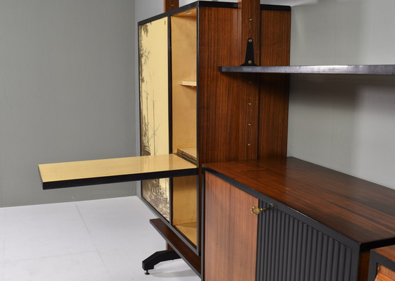 Image 1 of Vittorio Dassi Free Standing Wall Unit for Mobili Cantù – Italy, circa 1960