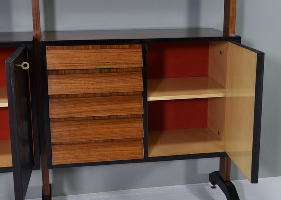 Image 1 of Vittorio Dassi Free Standing Wall Unit for Mobili Cantù – Italy, circa 1960