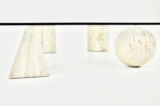 Image 1 of Coffee table style "Metaphora" by Massimo & Lella Vignelli for Casigliani, 1970s