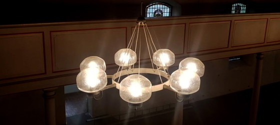 Image 1 of Chandelier Church - 7 Chalices - 115cm - 1970s - Germany