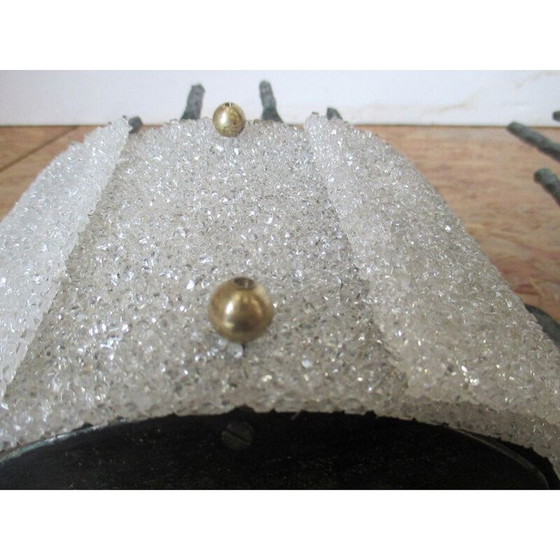 Image 1 of Pair of vintage brutalist wrought iron sconces by Tom Ahlstrom, 1960