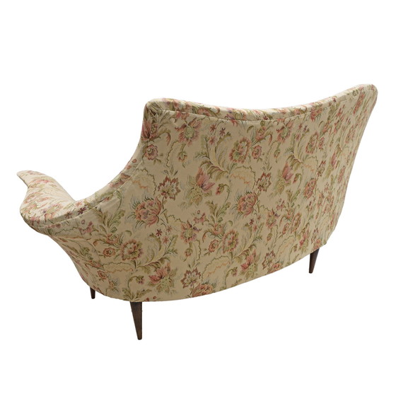 Image 1 of Sofá italiano moderno de mediados de siglo y dos sillones, modelo Manta, década de 1950