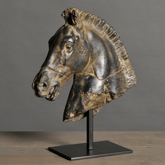 Image 1 of Statue Black Horse Head