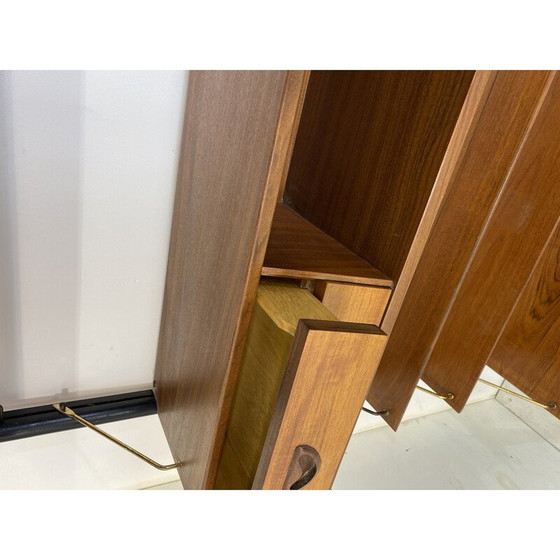 Image 1 of Vintage Scandinavian teak wall unit by Louis Van Teeffelen for Wébé, 1950s