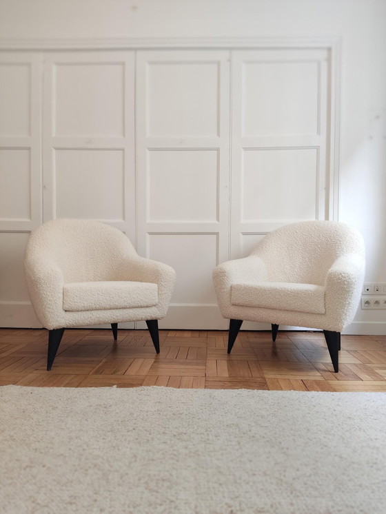 Image 1 of Pair De Fauteuils Ramos - France 1950S