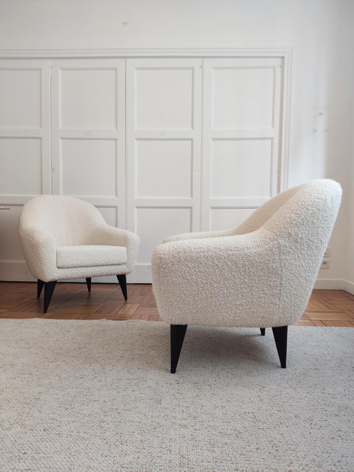 Pair De Fauteuils Ramos - France 1950S