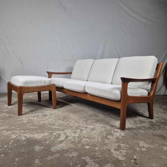 Image 1 of Juul Kristensen canapé 3 places danois vintage 1960 teck