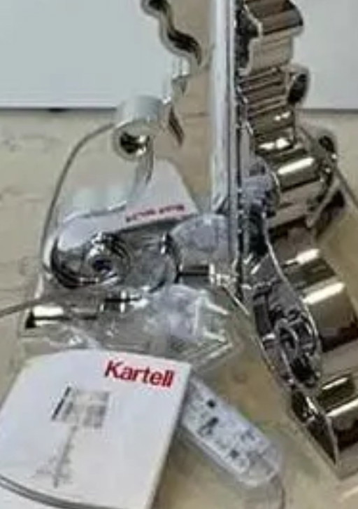 2X Kartell Bourgie Lamp ( Chrome )