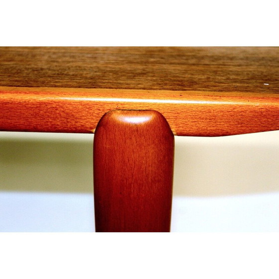 Image 1 of Vintage teak and beech dining table, Sweden 1960