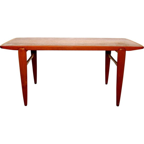 Image 1 of Vintage teak and beech dining table, Sweden 1960