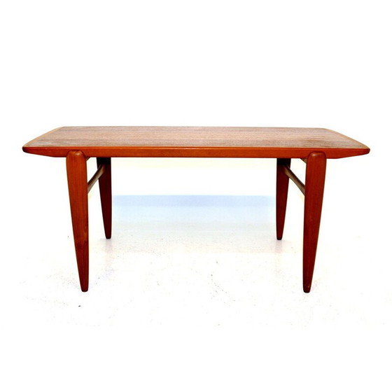 Image 1 of Vintage teak and beech dining table, Sweden 1960