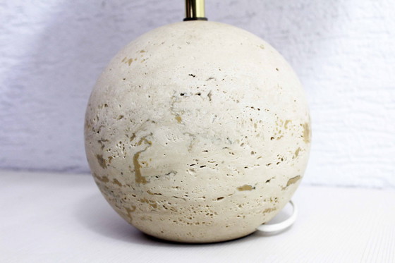 Image 1 of Travertine Table Lamp