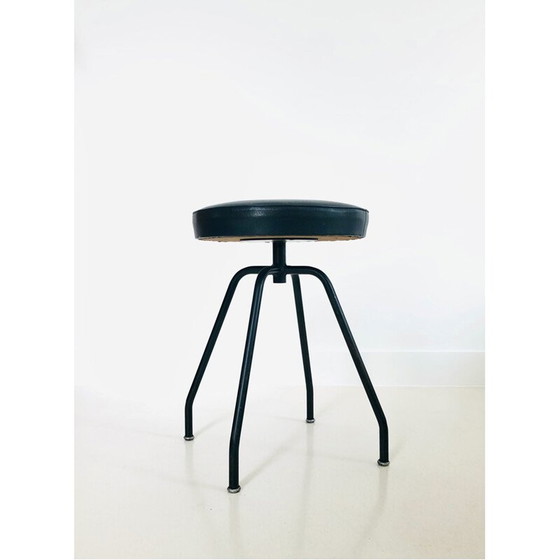 Image 1 of Set of 3 vintage Proni stools, Italy 1950