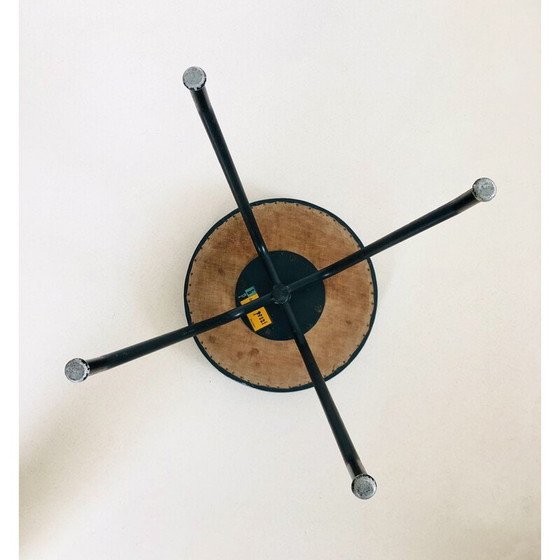 Image 1 of Set of 3 vintage Proni stools, Italy 1950