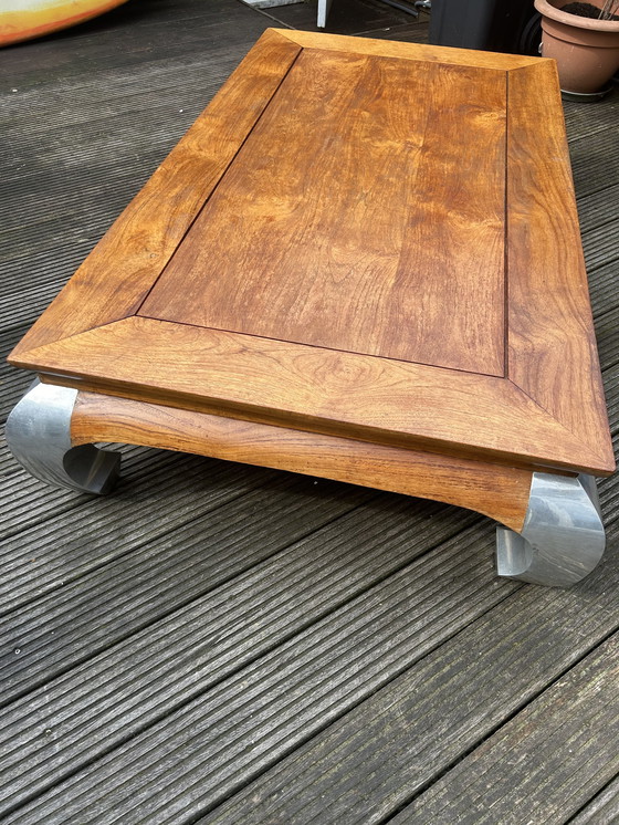 Image 1 of Jan de Bouvrie Solid Teak Wooden Table