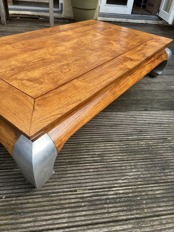 Image 1 of Jan de Bouvrie Solid Teak Wooden Table