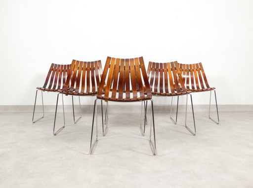 6 Hans Brattrud Scandia Chairs - Hove Mobler