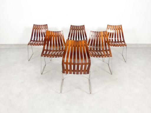 6 Hans Brattrud Scandia Chairs - Hove Mobler