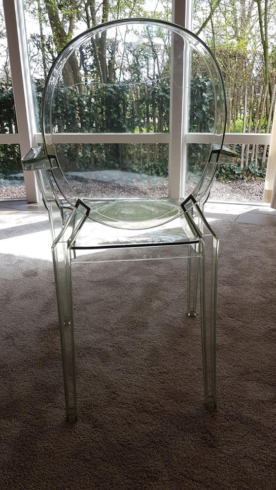 Image 1 of Kartell Louis Ghost green by Philippe Starck chair