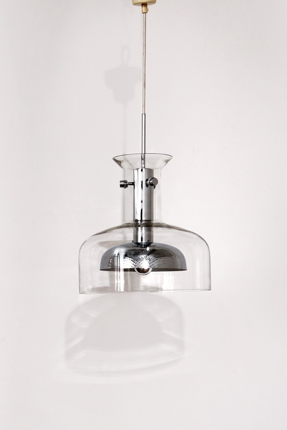 Image 1 of Pendant Lamp Anders Pehrson Model Crystal by Atelje Lyktan, 1970s