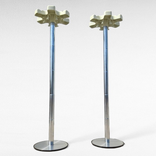 Set Italian Design Space Age Coat Stand Velca, Legnano Milano