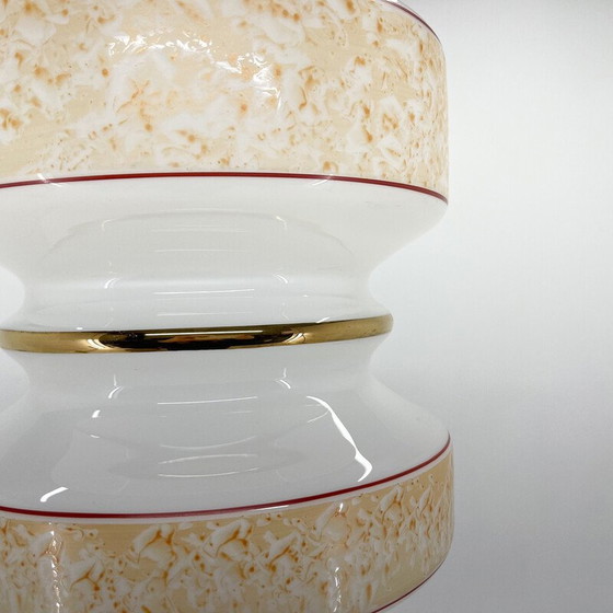 Image 1 of Mid-century glass pendant lamp, Czechoslovakia 1970s