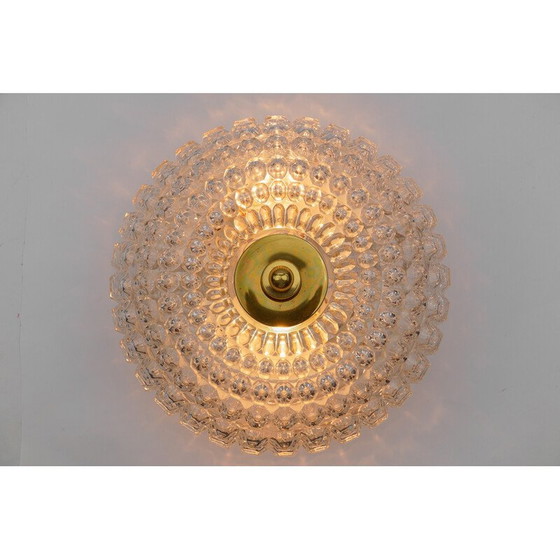 Image 1 of Vintage glass ceiling lamp for Limburg, Germany 1960