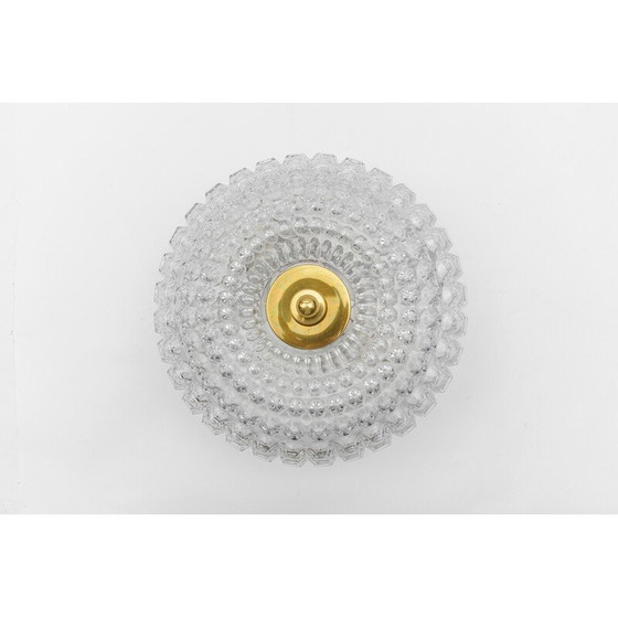 Image 1 of Vintage glass ceiling lamp for Limburg, Germany 1960