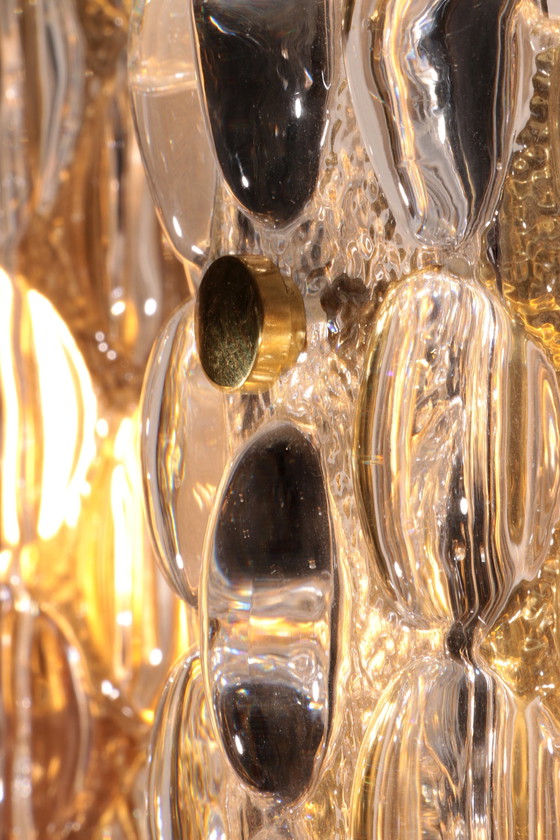 Image 1 of Elegant Crystal Waterdrop Sconces By Carl Fagerlund For Orrefors