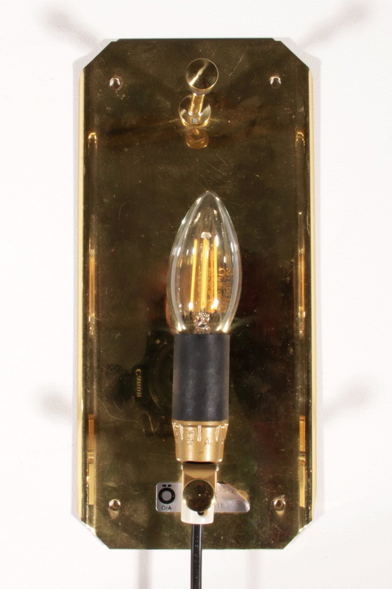 Image 1 of Elegant Crystal Waterdrop Sconces By Carl Fagerlund For Orrefors