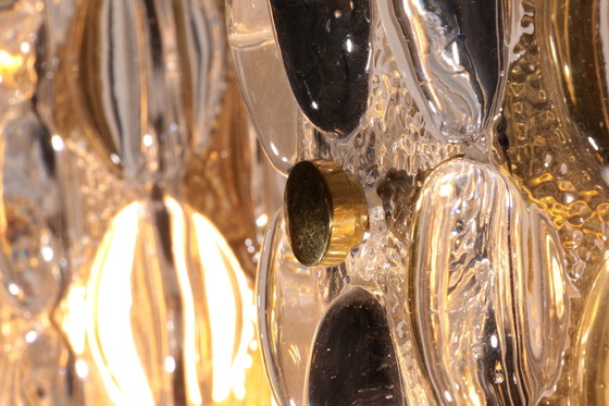 Image 1 of Elegant Crystal Waterdrop Sconces By Carl Fagerlund For Orrefors