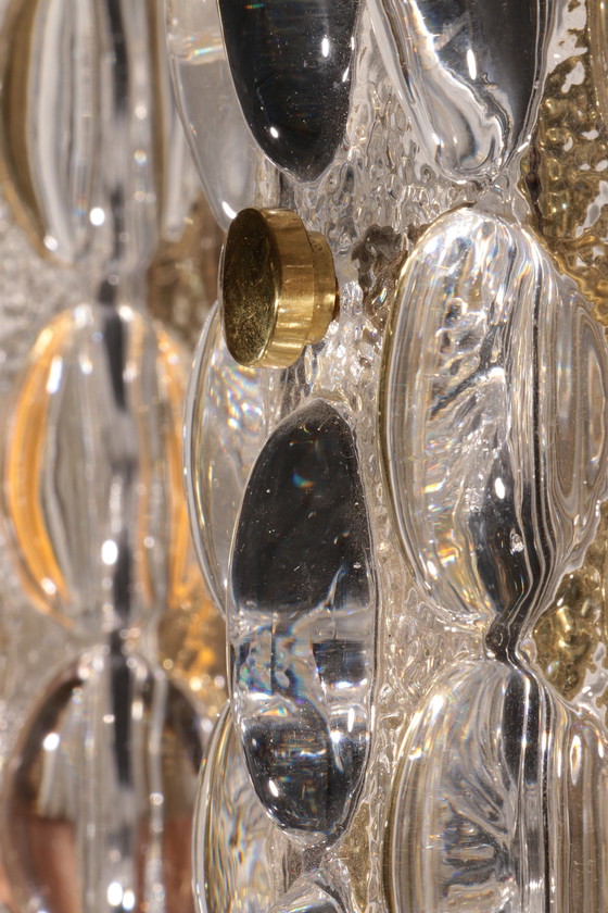 Image 1 of Elegant Crystal Waterdrop Sconces By Carl Fagerlund For Orrefors