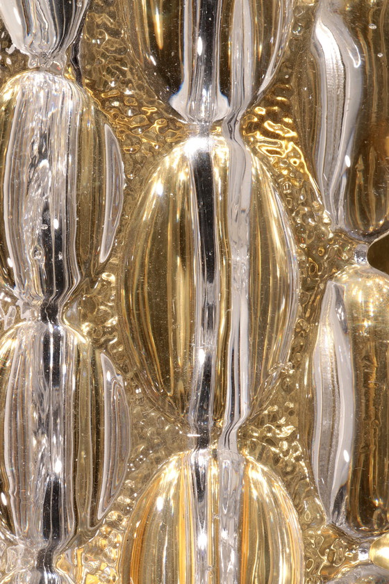 Image 1 of Elegant Crystal Waterdrop Sconces By Carl Fagerlund For Orrefors