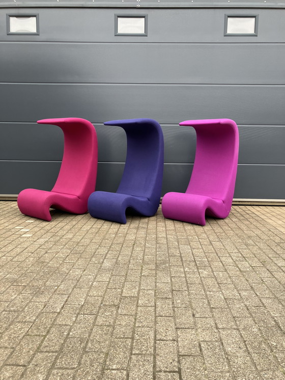 Image 1 of 3x Vitra Amoebe Highback by Verner Panton