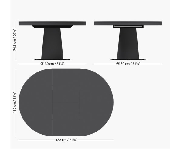 Image 1 of Bo concept dining table