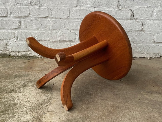 Image 1 of Teak table Side table Stool Stool