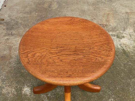 Image 1 of Teak table Side table Stool Stool