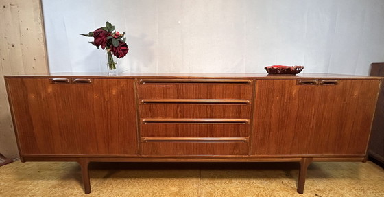 Image 1 of Mid-Century Retro Vintage Teak Sideboard By A.H. Mcintosh 1960 – Designed By Tom Robertson