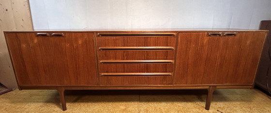 Image 1 of Mid-Century Retro Vintage Teak Sideboard By A.H. Mcintosh 1960 – Designed By Tom Robertson