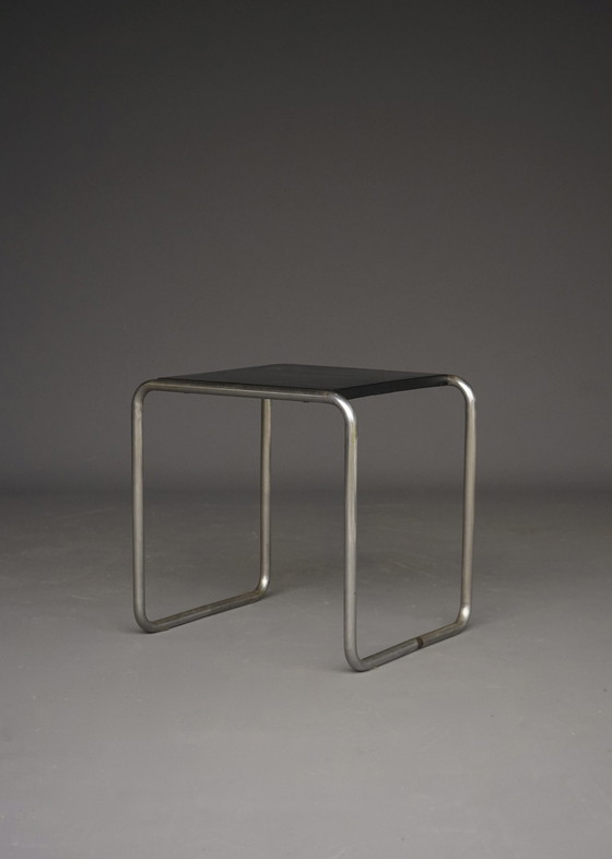 Image 1 of B9 Bauhaus Tubular Stool By Marcel Breuer, 1930S