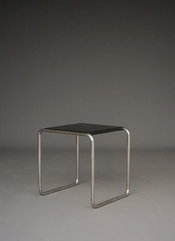 Image 1 of B9 Bauhaus Tubular Stool By Marcel Breuer, 1930S