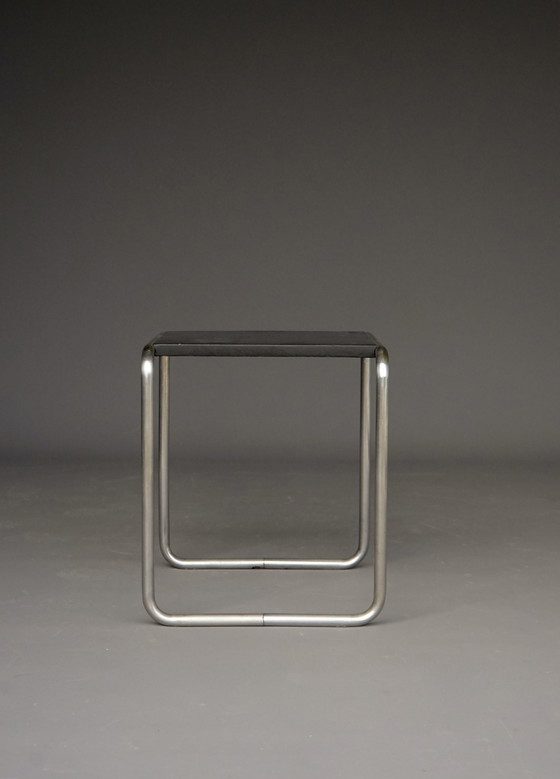 Image 1 of B9 Bauhaus Tubular Stool By Marcel Breuer, 1930S