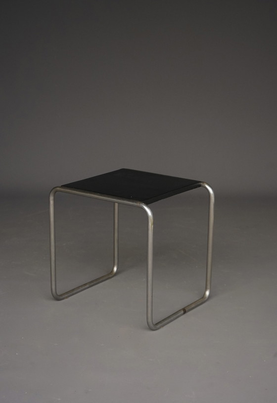 Image 1 of B9 Bauhaus Tubular Stool By Marcel Breuer, 1930S