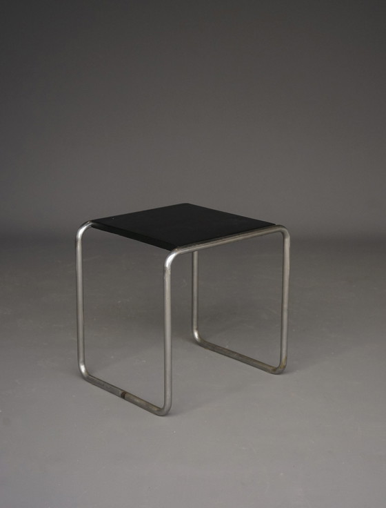 Image 1 of B9 Bauhaus Tubular Stool By Marcel Breuer, 1930S